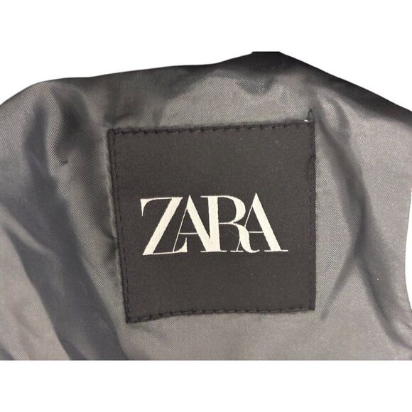 Zara Mens Suit Jacket Blazer EU 52 US 42 Gray Single Breasted 5773/254 NWOT - Picture 5 of 12